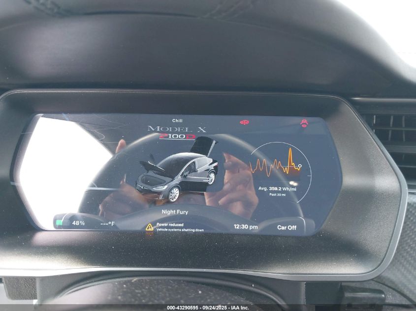 2018 Tesla Model X 100D/75D/P100D VIN: 5YJXCAE40JF118138 Lot: 43290595