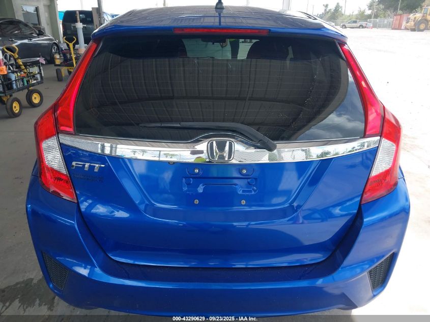 2015 Honda Fit Ex/Ex-L VIN: 3HGGK5H8XFM730148 Lot: 43290629