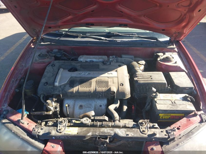 2003 Hyundai Elantra Gls/Gt VIN: KMHDN45D53U520466 Lot: 43290635