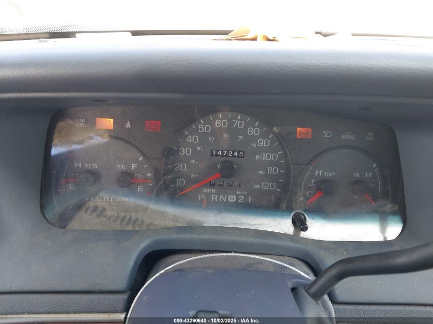 2001 Mercury Grand Marquis Gs VIN: 2MEFM74WX1X709901 Lot: 43290640