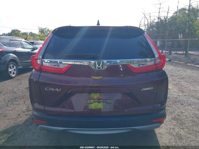 2019 Honda Cr-V Ex VIN: 7FARW2H52KE056452 Lot: 43290657
