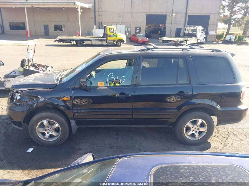 2007 Honda Pilot Ex-L VIN: 5FNYF18587B031547 Lot: 43290658