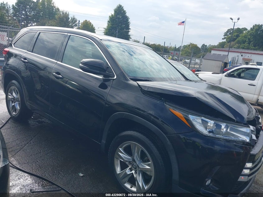 2019 TOYOTA HIGHLANDER LIMITED - 5TDYZRFH0KS309686