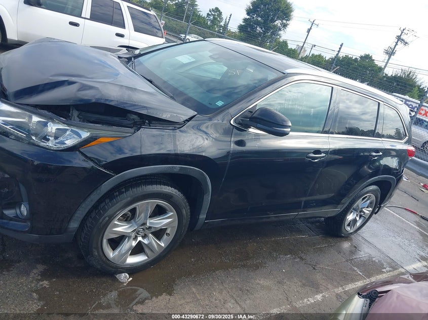 2019 TOYOTA HIGHLANDER LIMITED - 5TDYZRFH0KS309686