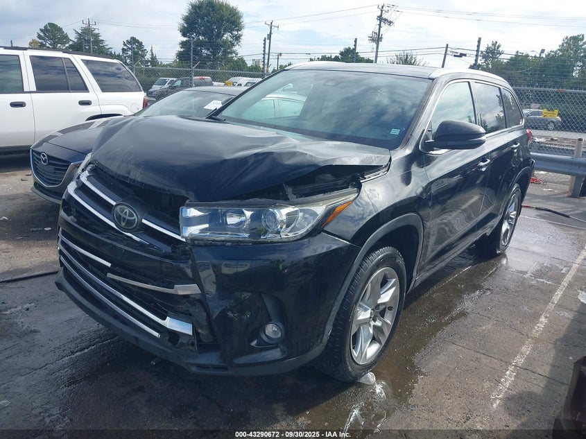 2019 TOYOTA HIGHLANDER LIMITED - 5TDYZRFH0KS309686