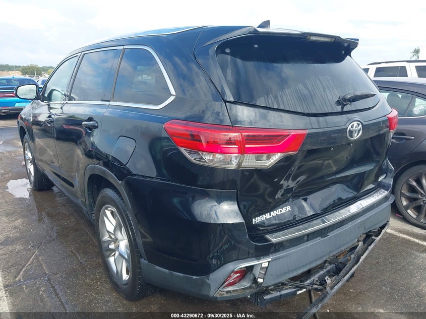 2019 TOYOTA HIGHLANDER LIMITED - 5TDYZRFH0KS309686