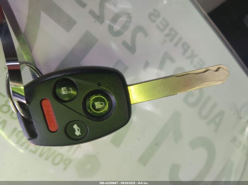 2009 Honda Accord 2.4 Ex-L VIN: 1HGCP26879A072646 Lot: 43290687