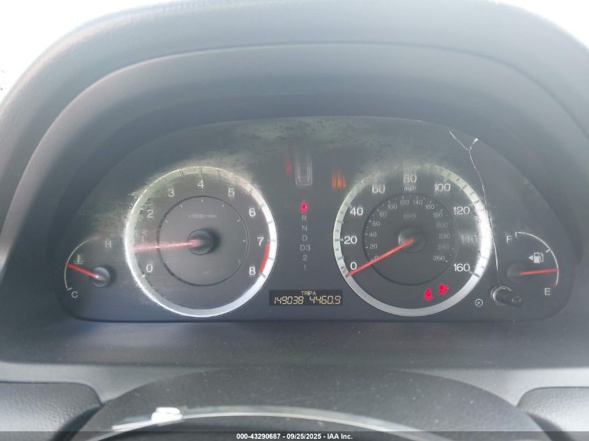 2009 Honda Accord 2.4 Ex-L VIN: 1HGCP26879A072646 Lot: 43290687