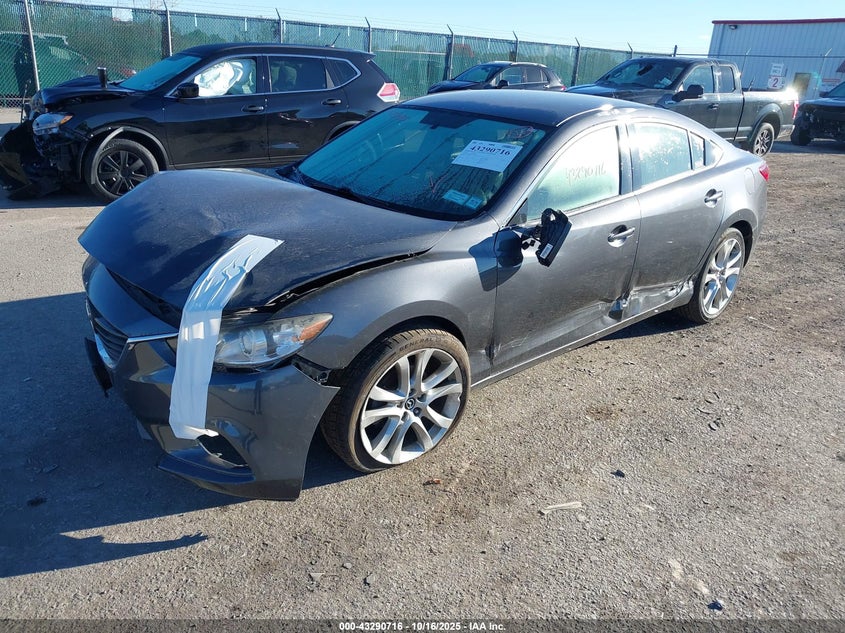 Vin: jm1gj1v61e1154264, lot: 43785323, mazda mazda6 i touring 20142