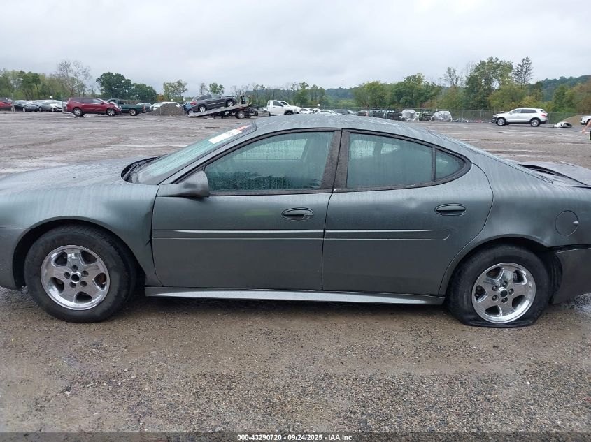 2005 Pontiac Grand Prix VIN: 2G2WP542251296315 Lot: 43290720