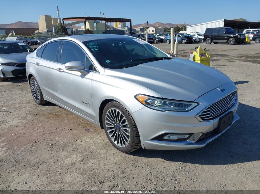 3FA6P0RUXJR242068 2018 Ford Fusion Hybrid Titanium auction photo 1