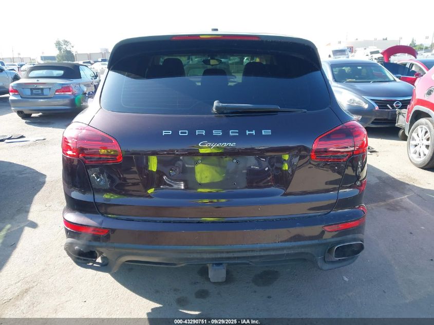 2016 Porsche Cayenne VIN: WP1AA2A2XGLA02472 Lot: 43290751