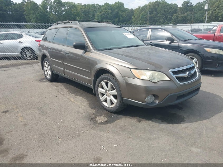 2009 Subaru Outback 2.5I brown wagon gasoline 4S4BP61CX97312522 photo #1