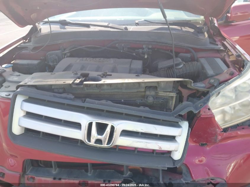 2006 Honda Pilot Ex VIN: 5FNYF28406B033823 Lot: 43290764