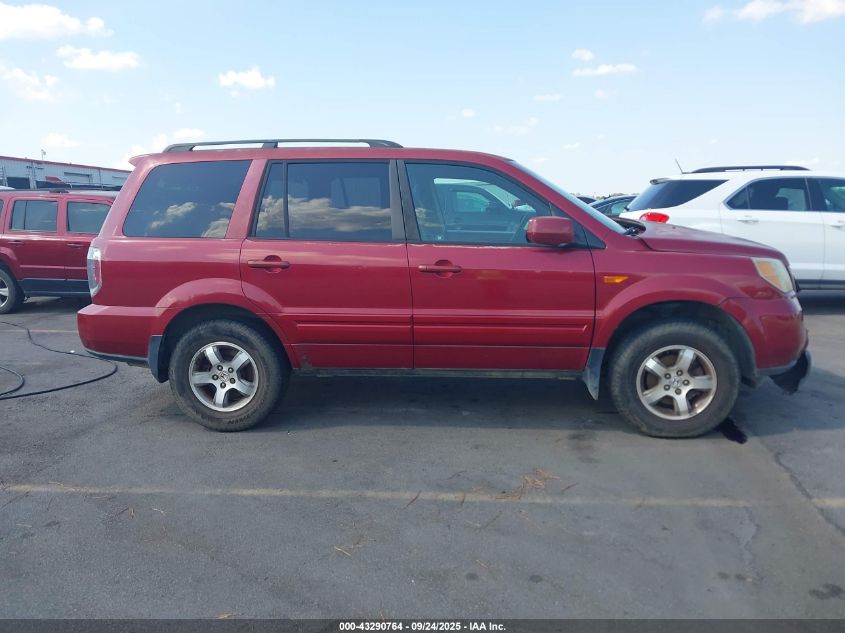 2006 Honda Pilot Ex VIN: 5FNYF28406B033823 Lot: 43290764