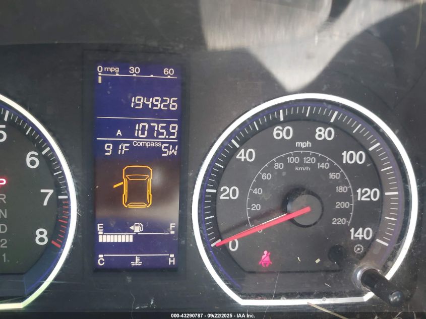 2010 Honda Cr-V Ex VIN: JHLRE3H51AC004328 Lot: 43290787