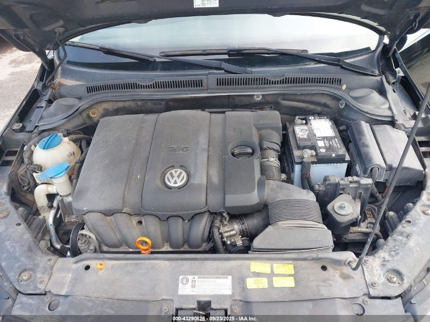 2011 Volkswagen Jetta 2.5L Se VIN: 3VWDZ7AJ2BM011568 Lot: 43290826