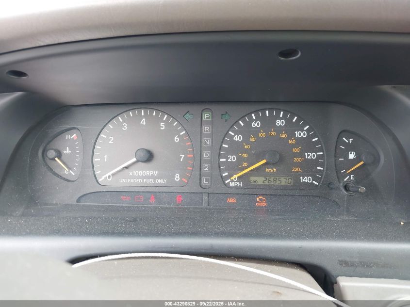 1998 Toyota Avalon Xl VIN: 4T1BF18B1WU269947 Lot: 43290829