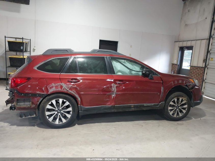 2017 Subaru Outback 2.5I Limited VIN: 4S4BSANC3H3393445 Lot: 43290864