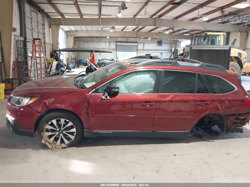 2017 Subaru Outback 2.5I Limited VIN: 4S4BSANC3H3393445 Lot: 43290864