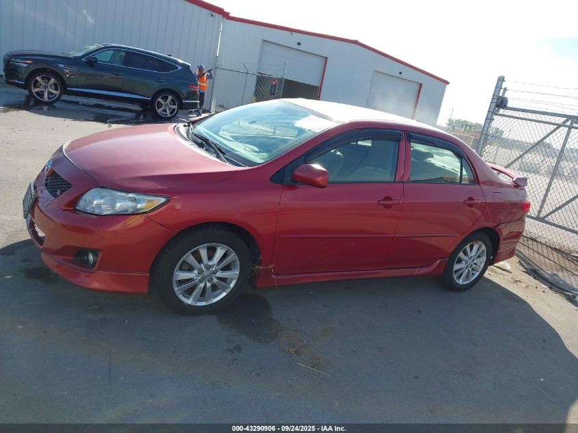 2009 Toyota Corolla Le VIN: JTDBL40E79J045222 Lot: 43290906