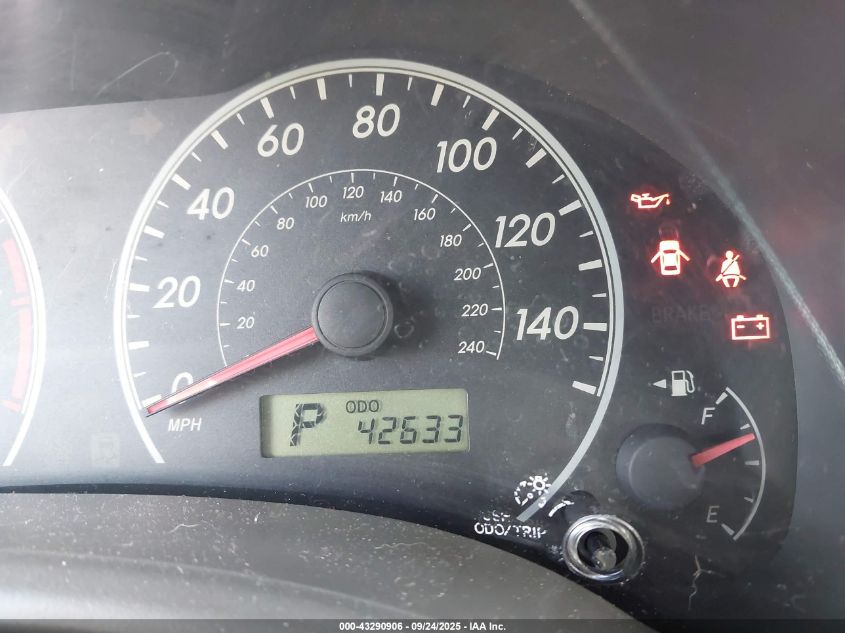 2009 Toyota Corolla Le VIN: JTDBL40E79J045222 Lot: 43290906