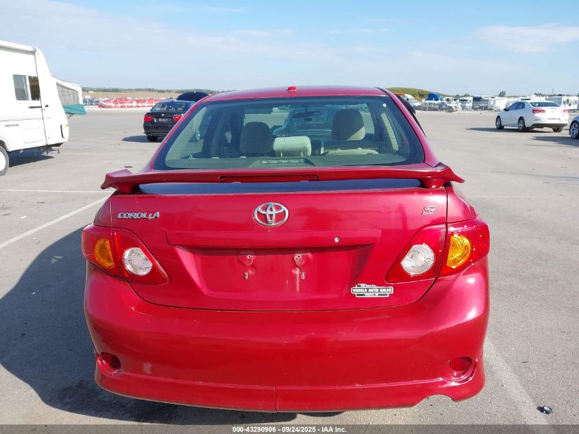 2009 Toyota Corolla Le VIN: JTDBL40E79J045222 Lot: 43290906