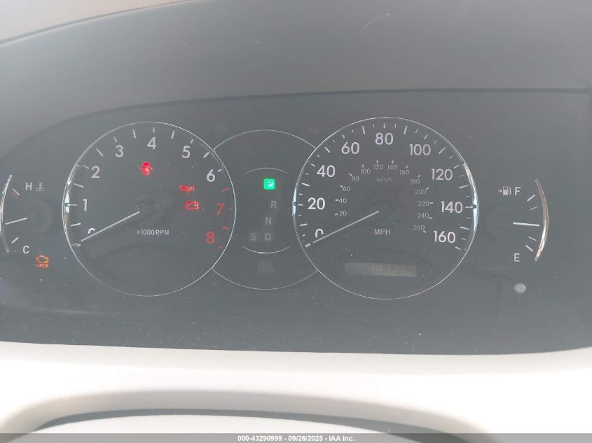 2005 Toyota Avalon Xls VIN: 4T1BK36B75U025180 Lot: 43290999