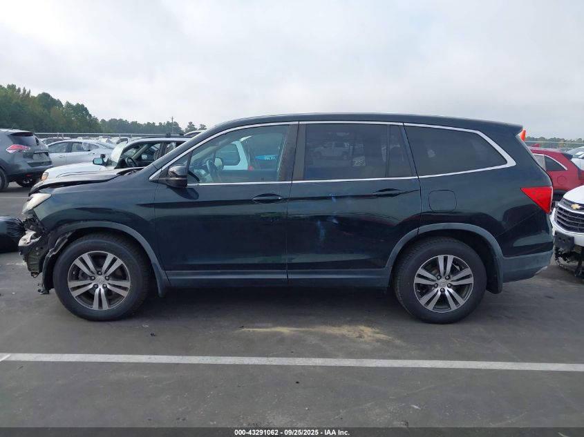 2017 Honda Pilot Ex-L VIN: 5FNYF6H88HB013980 Lot: 43291062