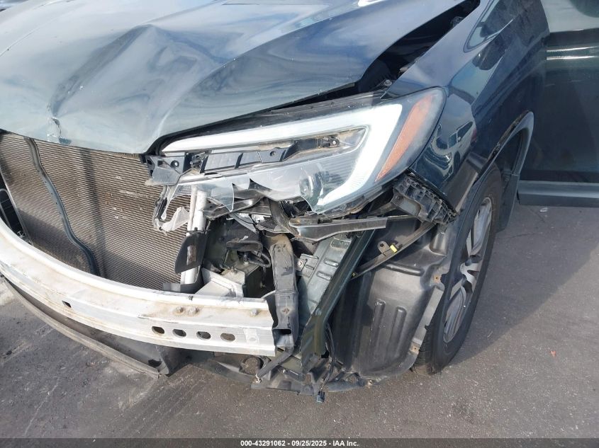 2017 Honda Pilot Ex-L VIN: 5FNYF6H88HB013980 Lot: 43291062