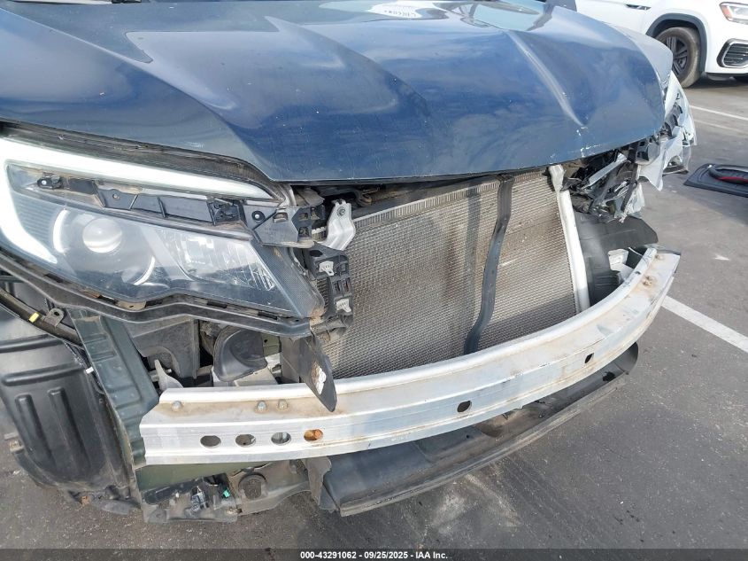 2017 Honda Pilot Ex-L VIN: 5FNYF6H88HB013980 Lot: 43291062