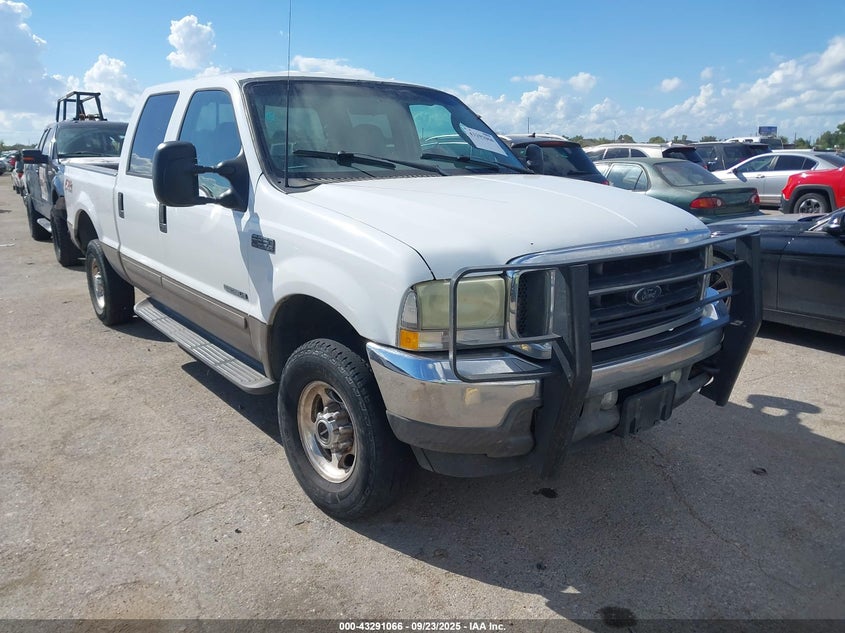 2003 Ford F-250 Lariat/Xl/Xlt white truck diesel 1FTNW21F33EA20527 photo #1