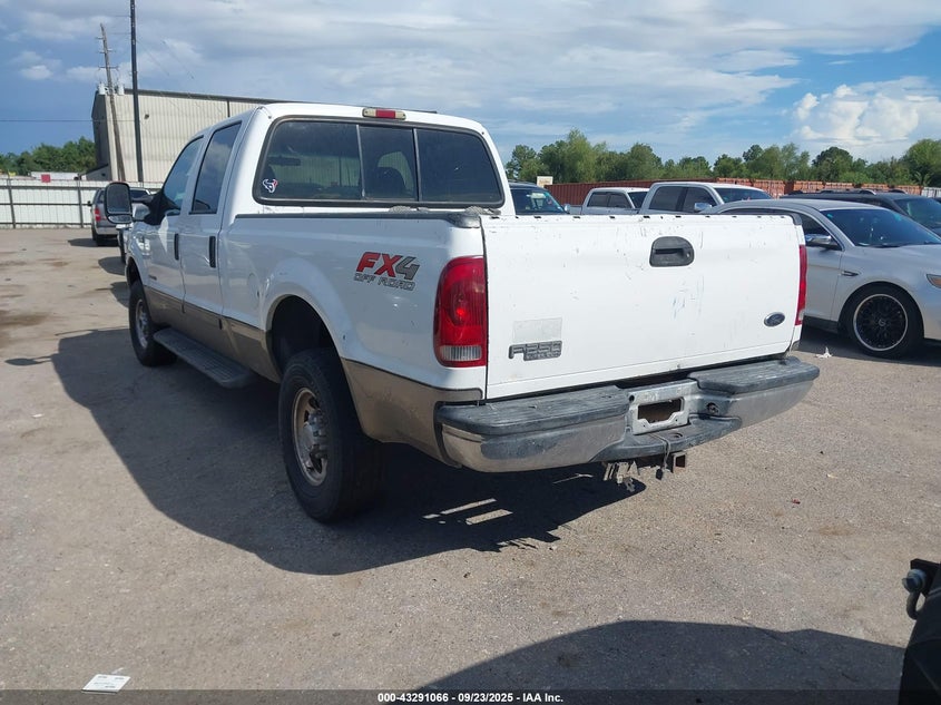 2003 Ford F-250 Lariat/Xl/Xlt white truck diesel 1FTNW21F33EA20527 photo #4