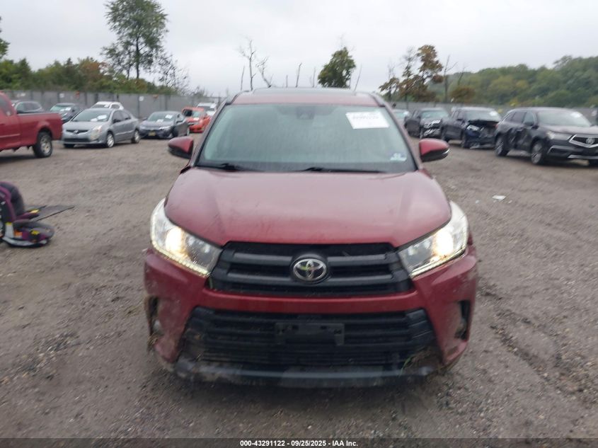 2017 Toyota Highlander Se VIN: 5TDJZRFH4HS466065 Lot: 43291122