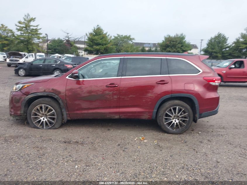 2017 Toyota Highlander Se VIN: 5TDJZRFH4HS466065 Lot: 43291122
