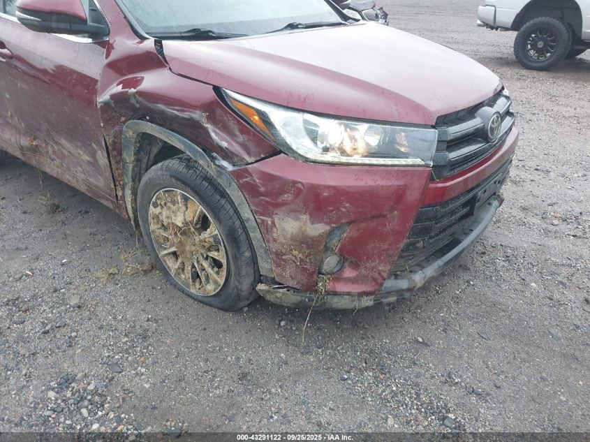 2017 Toyota Highlander Se VIN: 5TDJZRFH4HS466065 Lot: 43291122