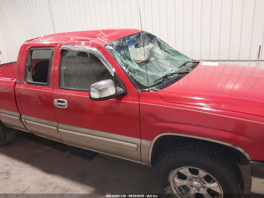 1999 Chevrolet Silverado 1500 Ls VIN: 2GCEK19V4X1272117 Lot: 43291129