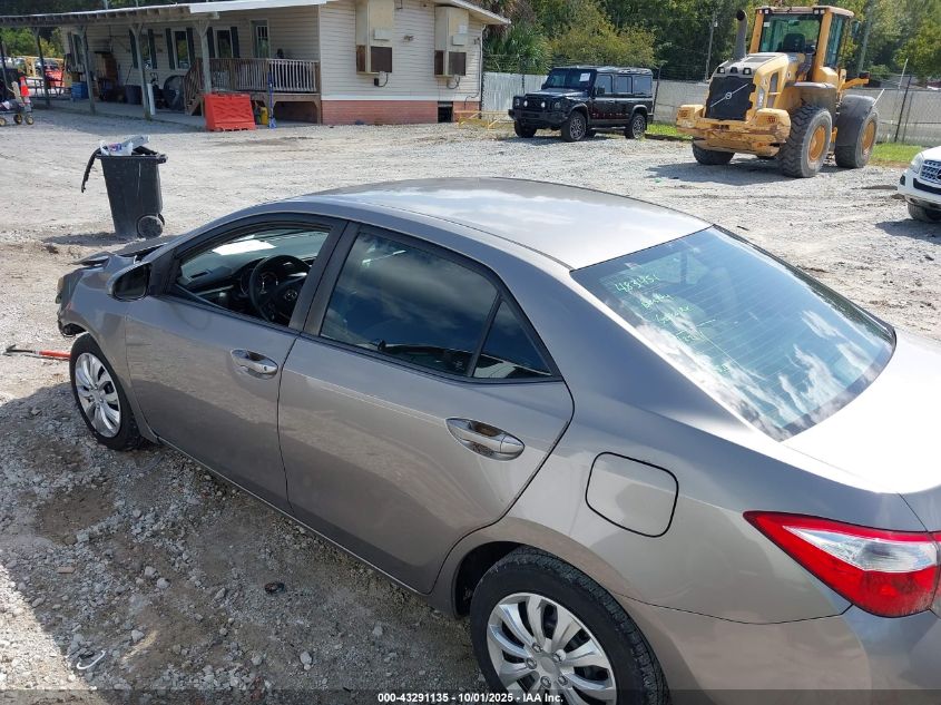 2014 Toyota Corolla Le VIN: 2T1BURHE1EC155221 Lot: 43291135