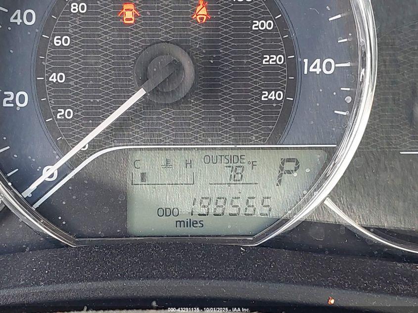 2014 Toyota Corolla Le VIN: 2T1BURHE1EC155221 Lot: 43291135