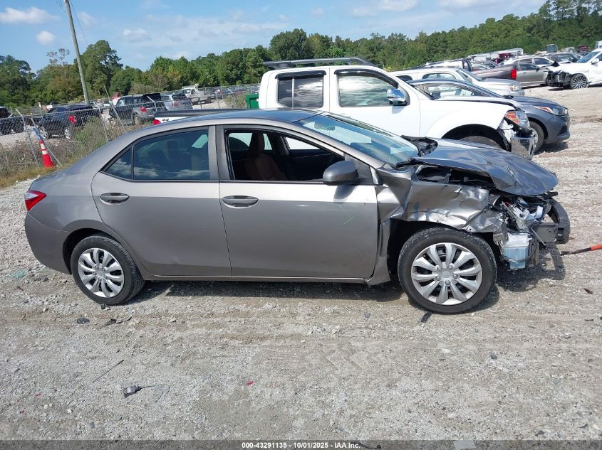 2014 Toyota Corolla Le VIN: 2T1BURHE1EC155221 Lot: 43291135