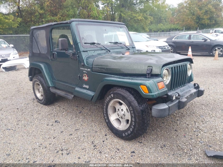 1J4FA59S5YP700649 2000 Jeep Wrangler Sahara auction photo 1