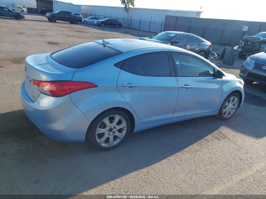 2012 Hyundai Elantra Limited (Ulsan Plant) VIN: KMHDH4AE1CU207162 Lot: 43291155