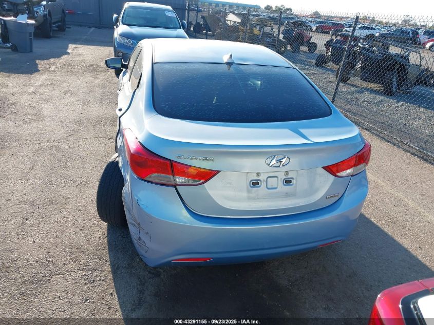 2012 Hyundai Elantra Limited (Ulsan Plant) VIN: KMHDH4AE1CU207162 Lot: 43291155