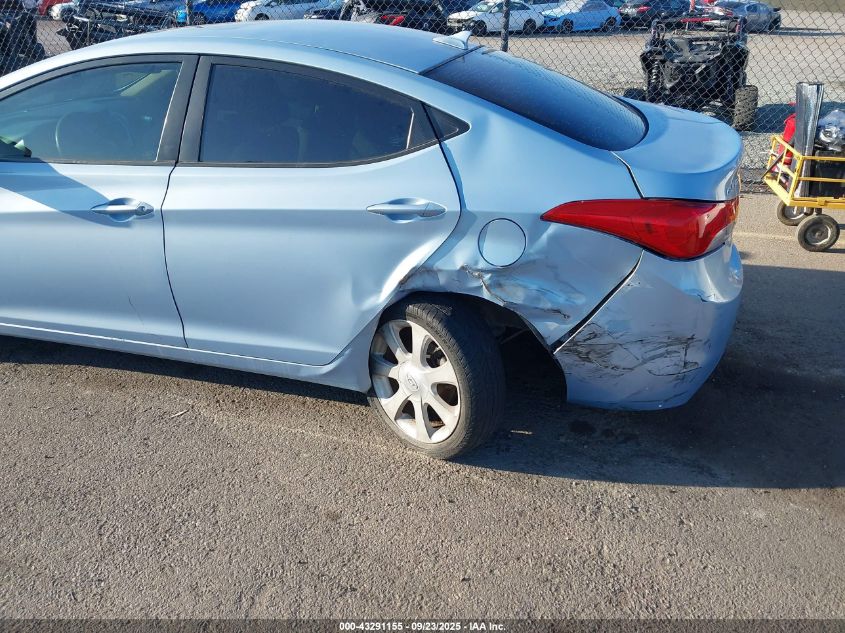 2012 Hyundai Elantra Limited (Ulsan Plant) VIN: KMHDH4AE1CU207162 Lot: 43291155
