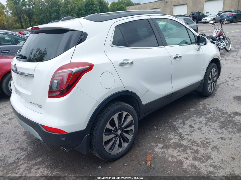 2018 Buick Encore 1.4 Preferred Ii White Lot 111043291170 Vin KL4CJFSB9JB618932