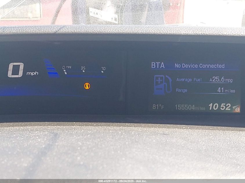 2013 Honda Civic Lx VIN: 19XFB2F58DE019590 Lot: 43291172