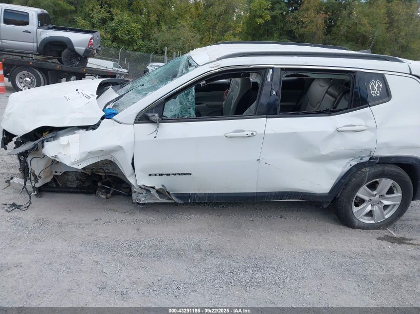 2022 Jeep Compass Latitude 4X4 VIN: 3C4NJDBB4NT136439 Lot: 43291186