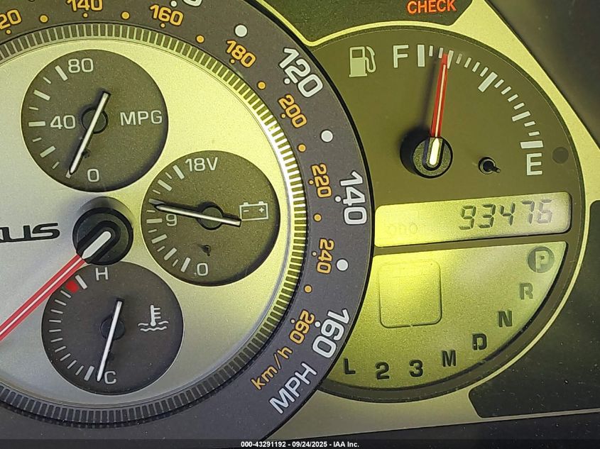 2005 Lexus Is 300 VIN: JTHBD192150100783 Lot: 43291192