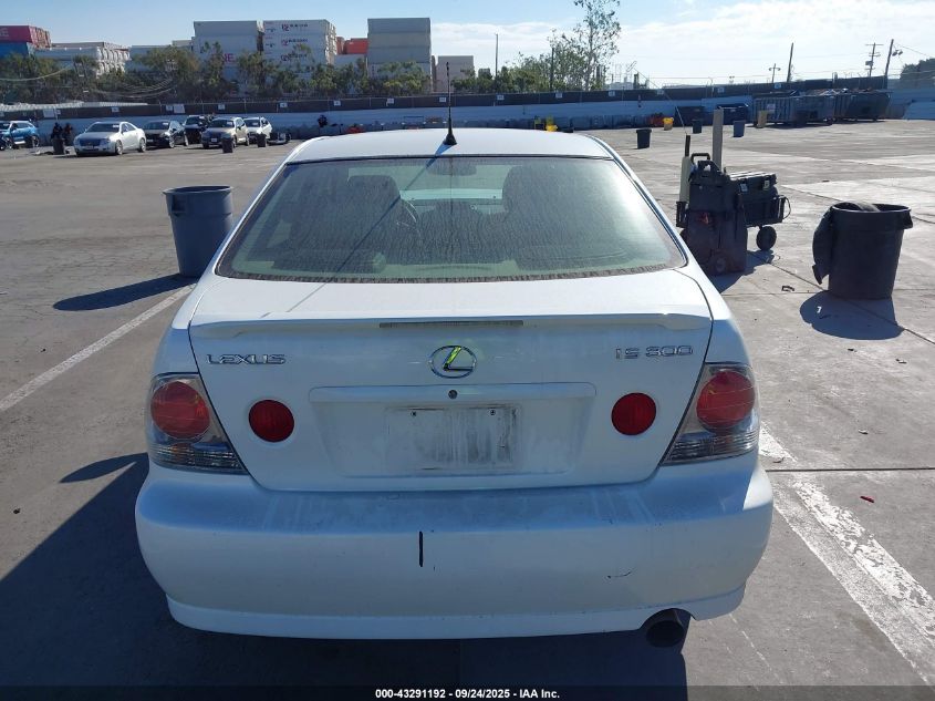 2005 Lexus Is 300 VIN: JTHBD192150100783 Lot: 43291192