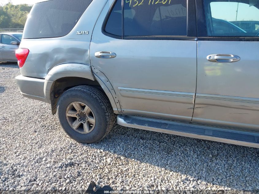 2006 Toyota Sequoia Sr5 V8 VIN: 5TDZT34A86S268464 Lot: 43291201